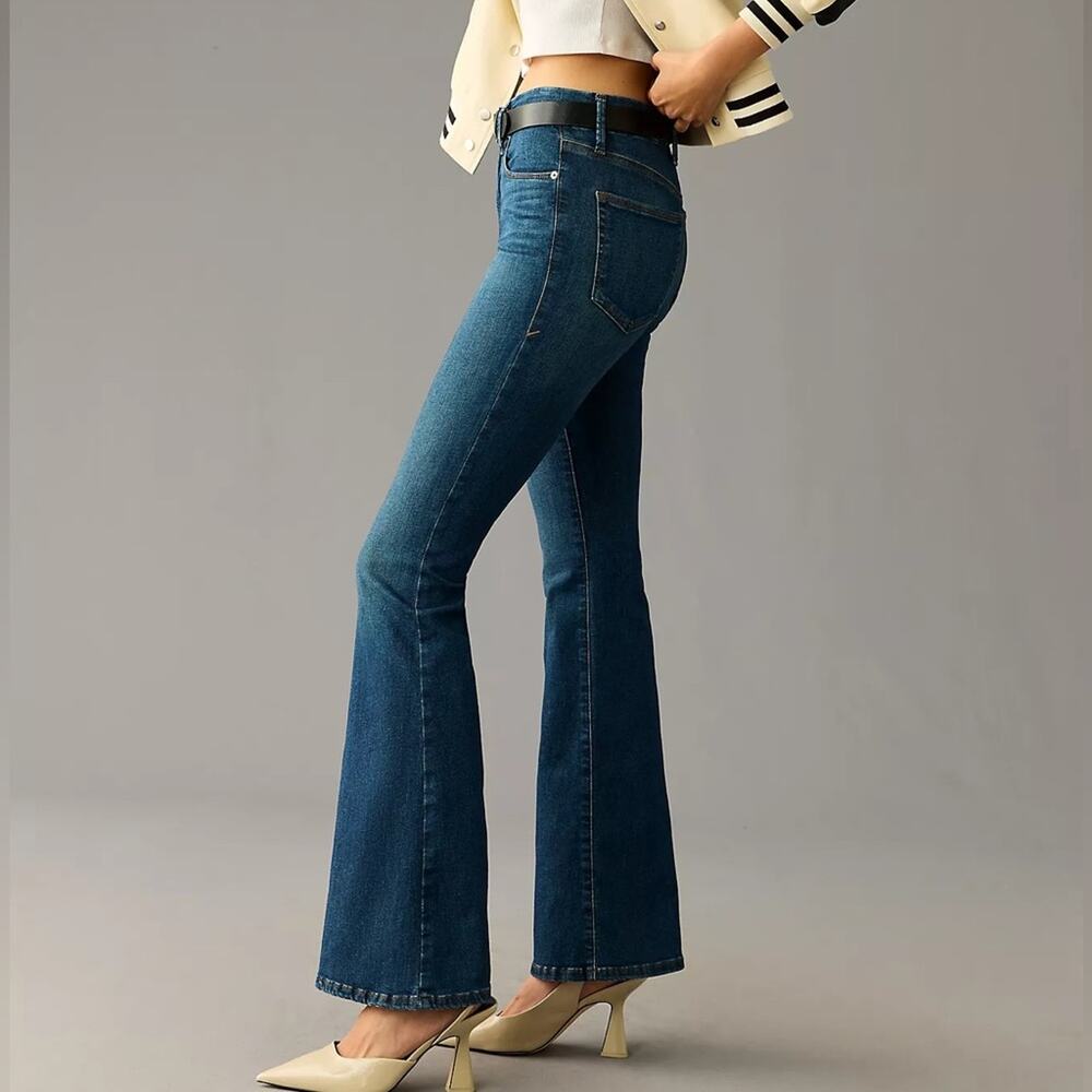 Good American Indigo242 Flare Jeans 6